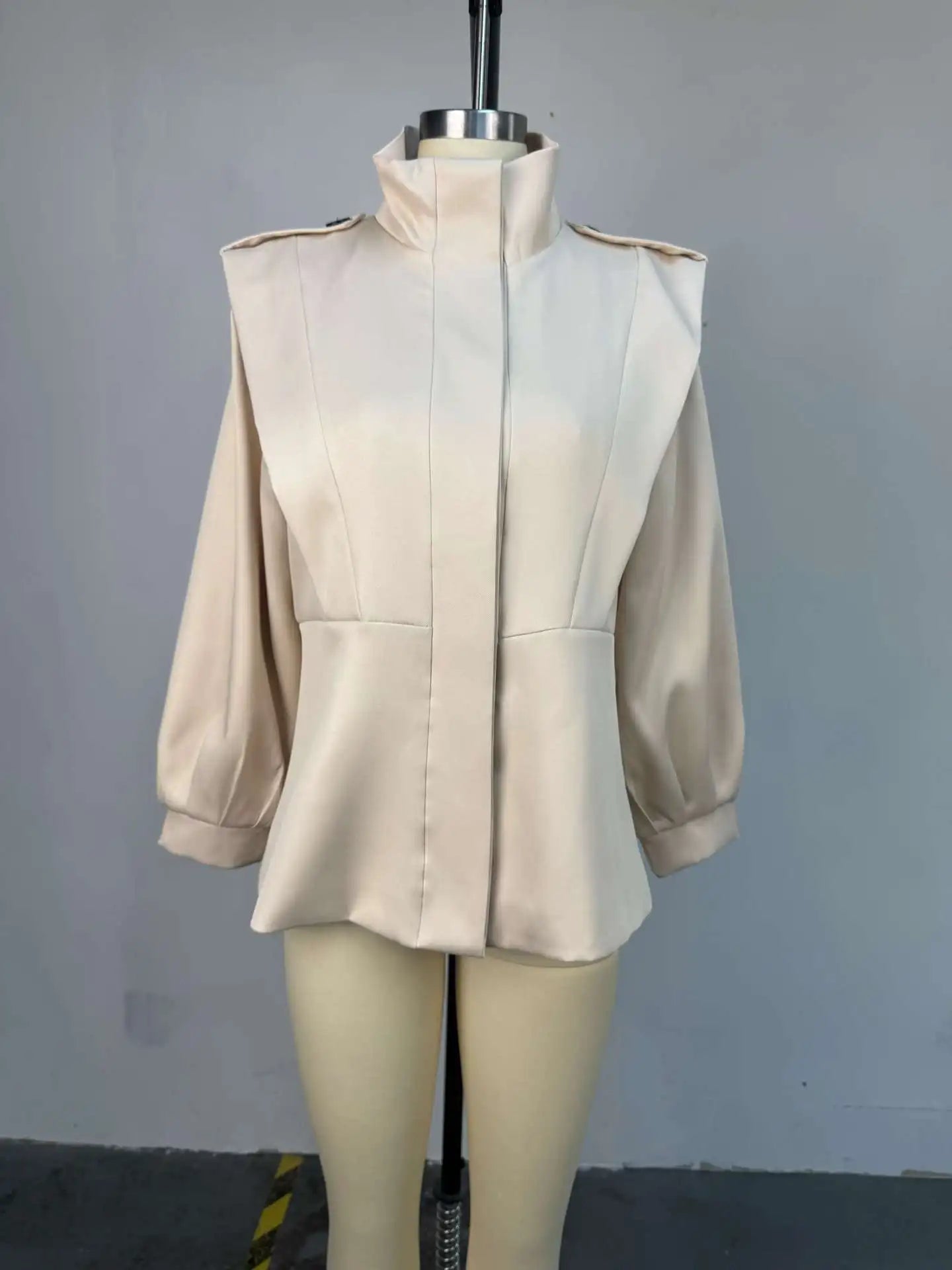 SOERA Camille Belted Short Trench Coat - Coats & Jackets - 1005010345829310-;Bm1774012030498982502 Beige S