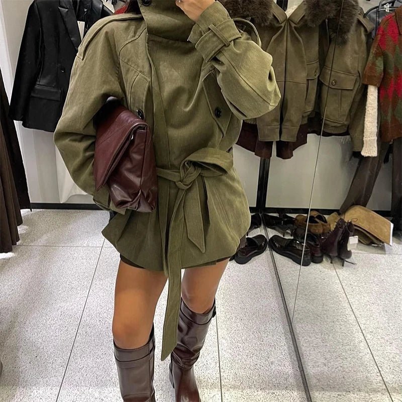 SOERA Noemi Belted Trench Coat - Coats & Jackets - 