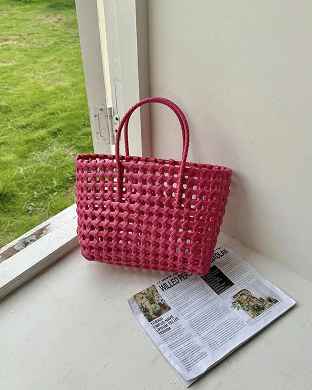 Cresta Open-Weave Tote-Bag