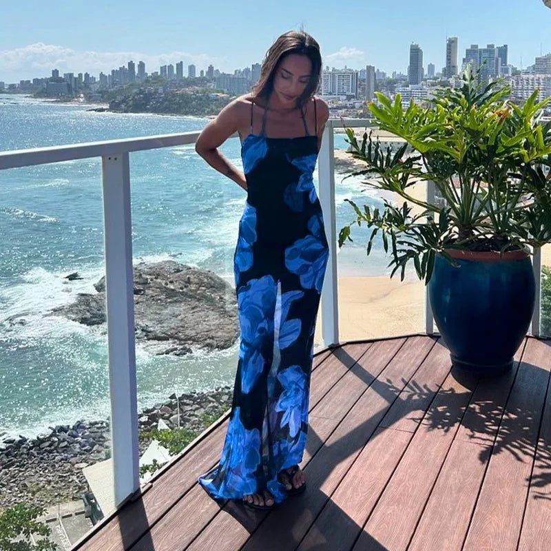 SOERA Aileena Tie Dye Lace Detail Maxi Dress - Dress - SOERA-112579-DEF-L-53443 L