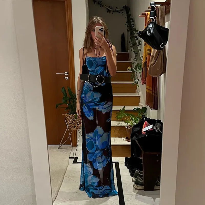 SOERA Aileena Tie Dye Lace Detail Maxi Dress - Dress - SOERA-112579-DEF-L-53443 L