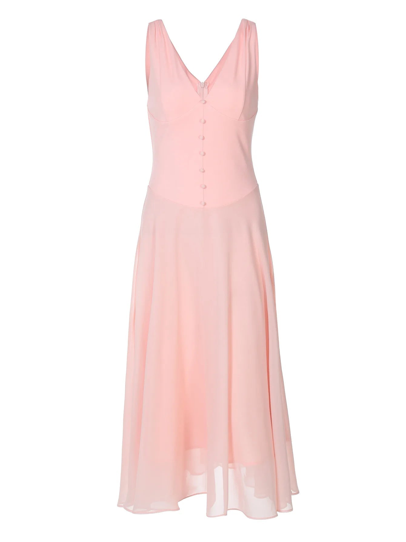 SOERA Sophia V-Neck Evening Dress - Dress -  Pink S