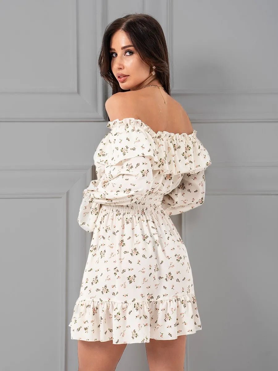 SOERA Bianca Off-Shoulder Ruffled Mini Dress - Dresses -  XS