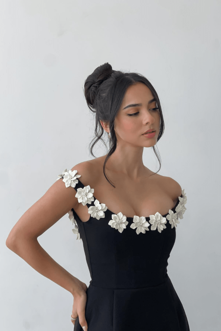 SOERA Mila Sleeveless Floral Mini Dress - Dresses -  Black M