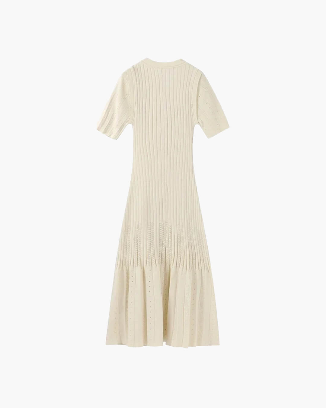 SOERA Nancy Bodycon Knitted Maxi Dress - Dresses - 1005009057952162-;VF1772045931369956946 Beige L
