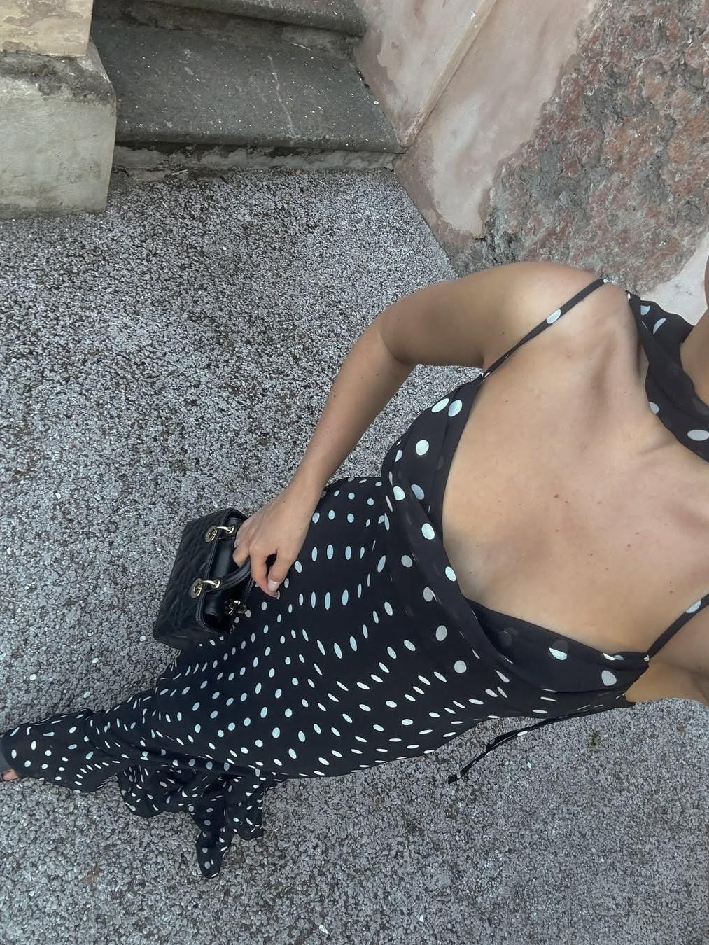 SOERA Valerie Polka Dot Maxi Dress - Dresses - uK1770383550815402221 L