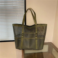 Layla Grand cabas de plage en toile