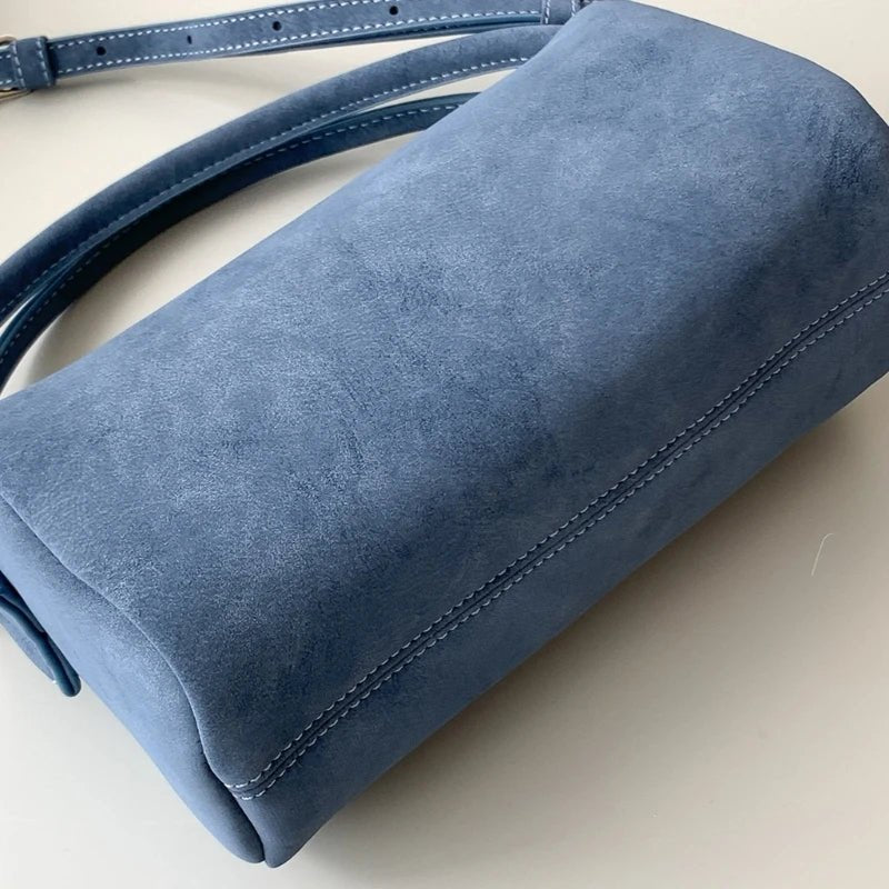 SOERA Bella Vegan Suede Bag - Handbags - 1005009709411927-;fx1758245227890917846 Blue