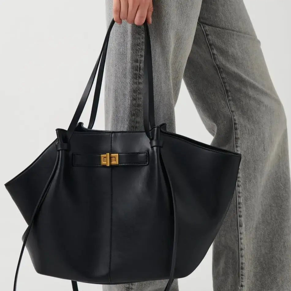 SOERA Brianna Trapeze Shoulder Bag - Handbags -  Black