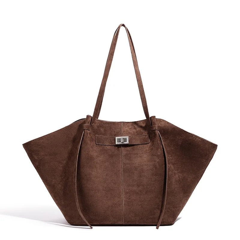 SOERA Brianna Trapeze Shoulder Bag - Handbags -  Suede