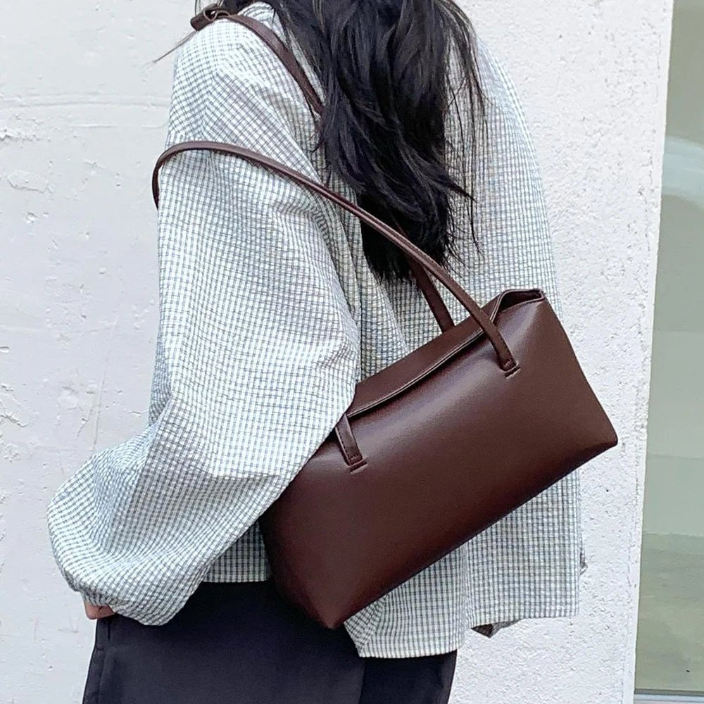 SOERA Cilla Pillow Shoulder Tote Bag - Handbags -  Dark Brown