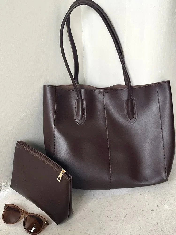 SOERA Cindy Tote Bag - Handbags - 3256806807836694-;ir1755570762866015024 Dark Brown