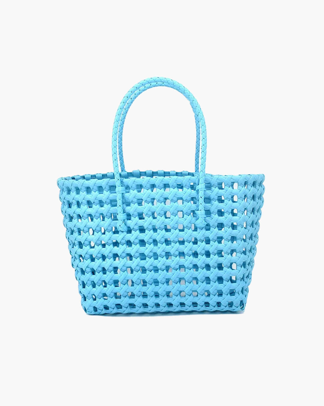 SOERA Cresta Open-Weave Tote Bag - Handbags -  Lake Blue