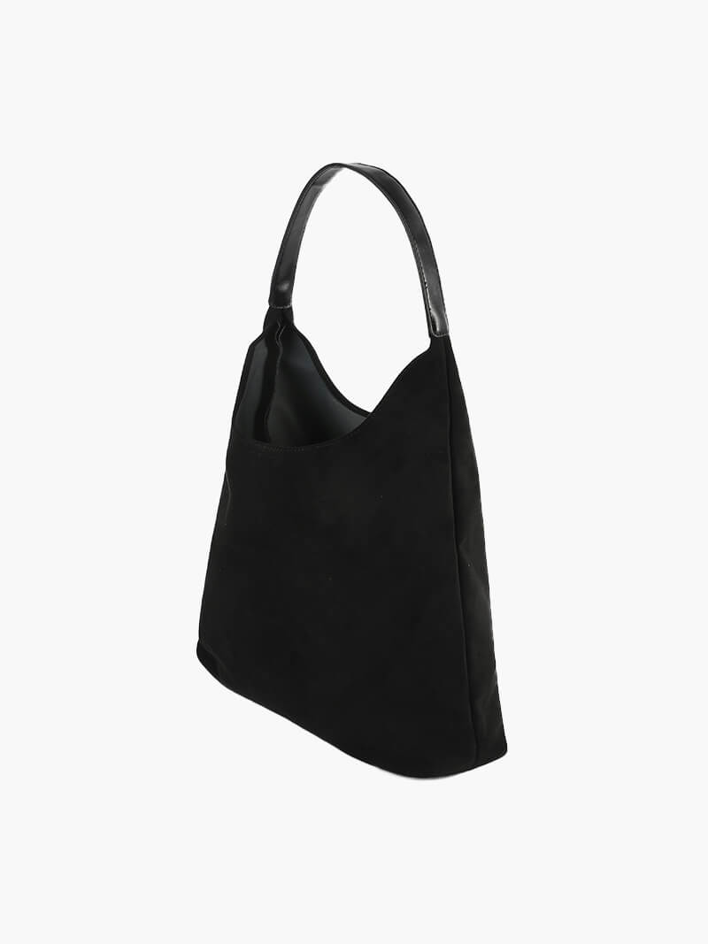 SOERA Jenna suede bag - Handbags - Soera-Jenna-Suede-Bag-Black Black