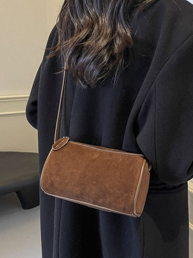 SOERA Lara suede bag - Handbags - Soera-Ruby-bag-sueden-black Black