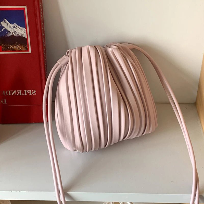 SOERA Lily Pleated Mini Crossbody Bag - Handbags -  Purple
