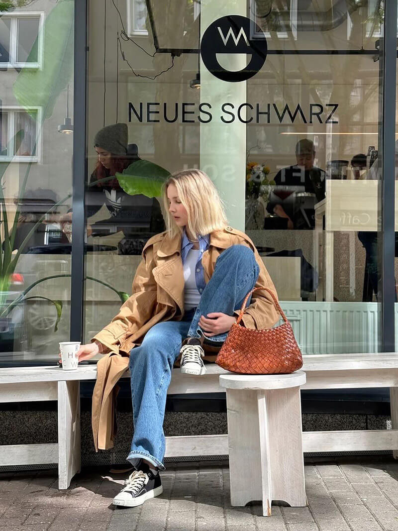 SOERA Marissa Vegan Leather Woven Bag Small - Handbags - Soera-Madeleine-Vegan-Leather-Woven-Bag-Small-Handbag/Brown Brown Regular