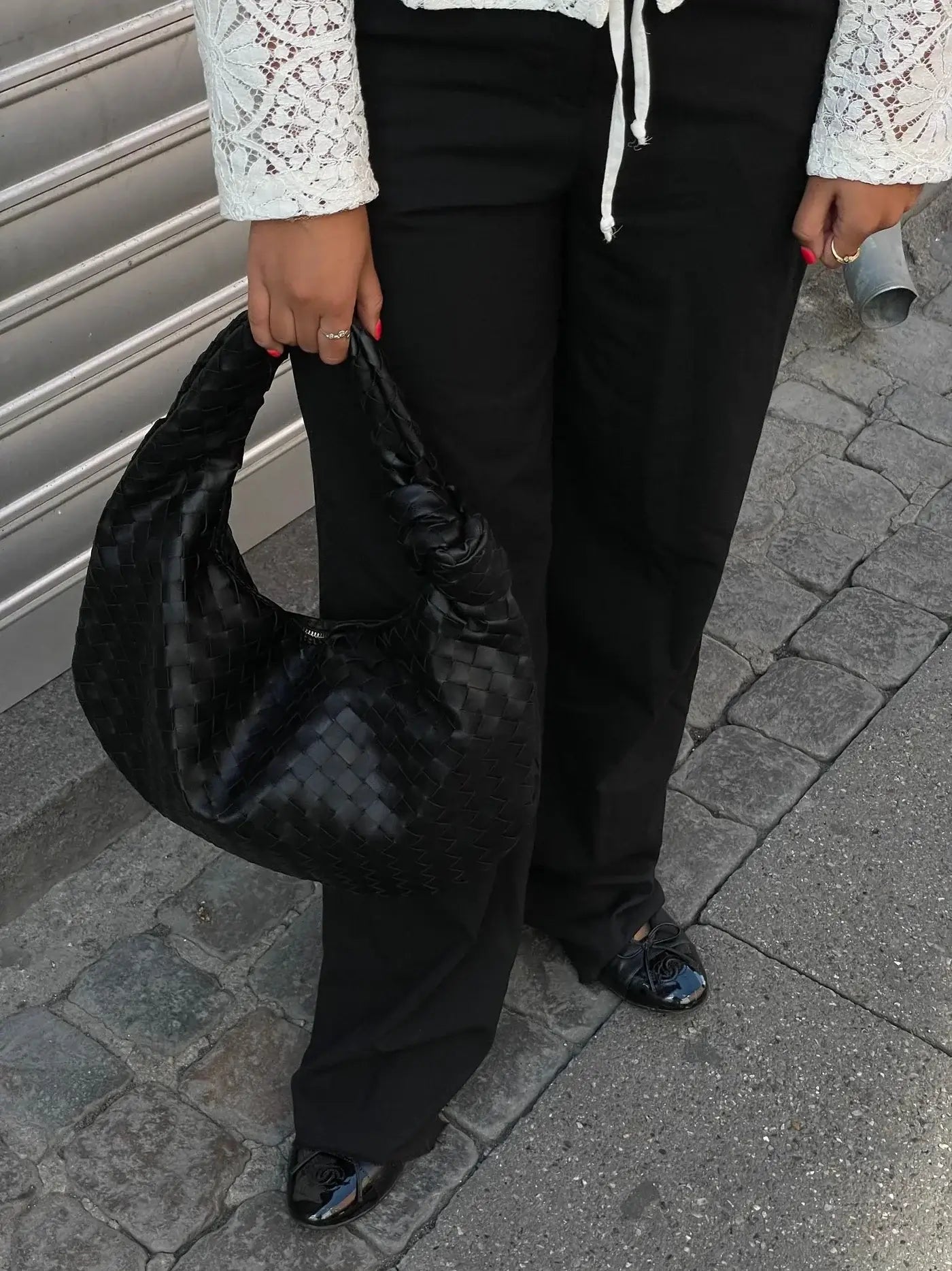 SOERA Woven bag Medium - Handbags - DBAD2-QK170008 Red