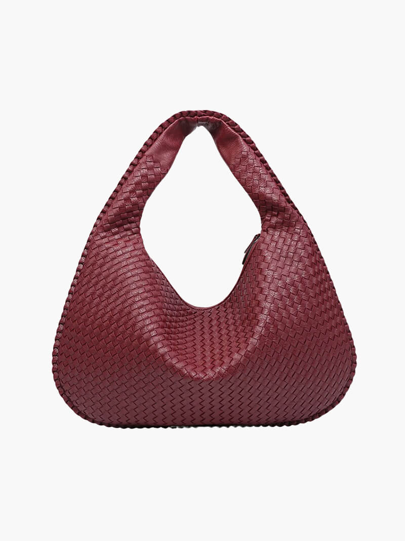 SOERA Woven bag XL - Handbags - DBAD2-QL367002 winered