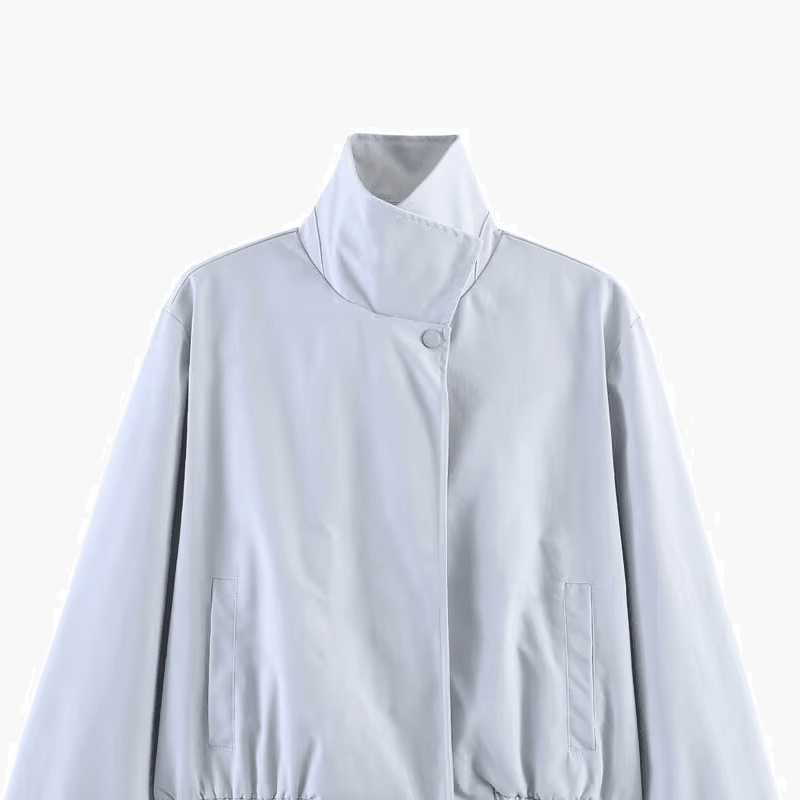 SOERA Jenny High Neck Zip Jacket - Jacket - SOERA-894787-DEF-OS-74438 Light Blue S