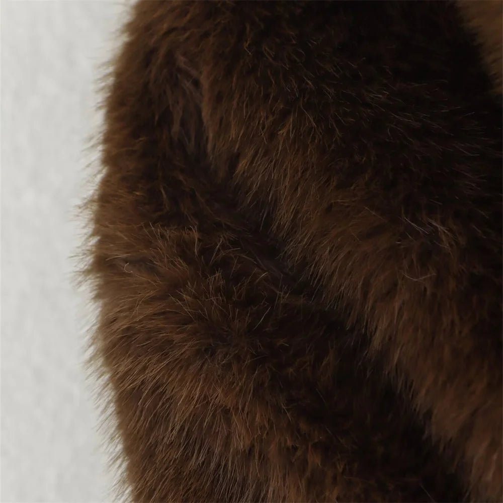 SOERA Alexandra Faux Fur Jacket - Jackets - LI1760504685431109474 Brown M