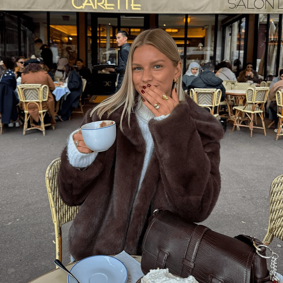 SOERA Alexandra Faux Fur Jacket - Jackets - rn1760504685431198990 Brown L