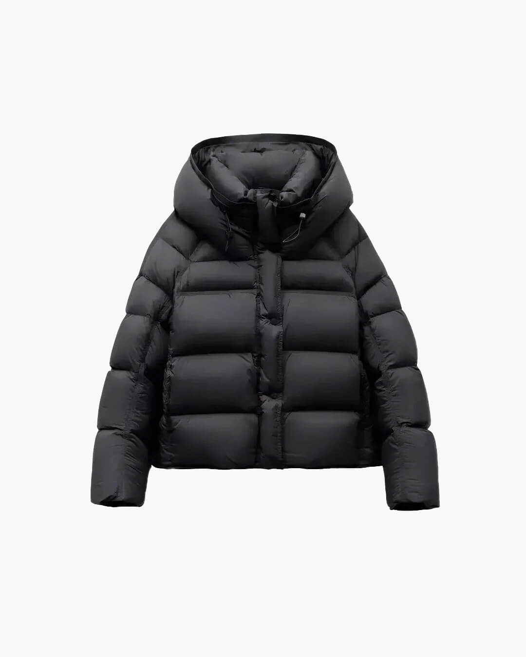 SOERA Alina Hooded Puffer Jacket - Jackets - 3256809559753038-;LZ1764062902178092562 Black L