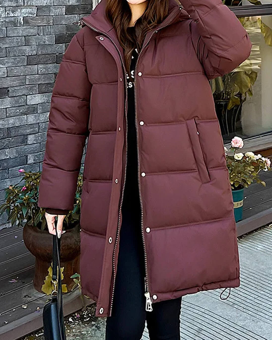 SOERA Carlyn Hooded Parka Jacket - Jackets -  Burgundy S