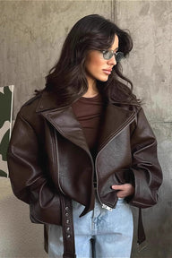 Gertrude Vegan Leather Jacket