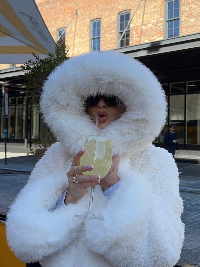 SOERA Henna Faux Fur Jacket - jackets -  White L