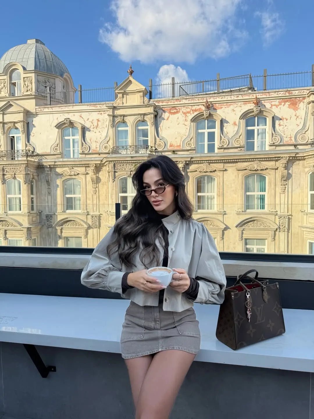 SOERA Hilda High Neck Pleated Jacket - Jackets - 1005010367787446-;xl1774012028038554195 Beige M