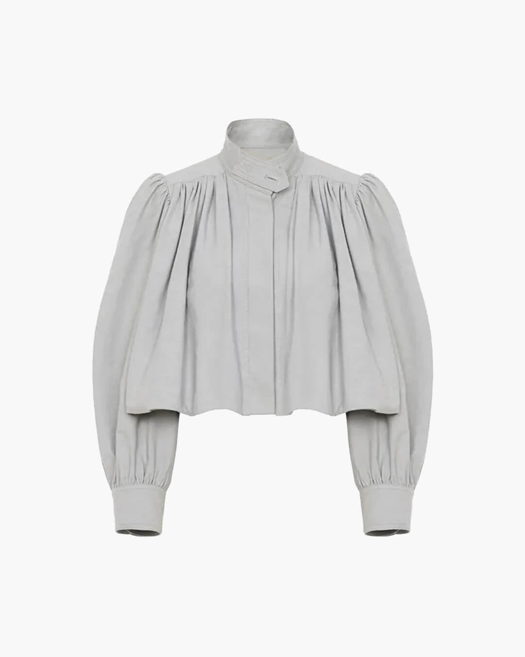 SOERA Jenna Loose Fit Pleated Jacket - Jackets - 1005009529250279-;dG1775118758913031640 Gray S