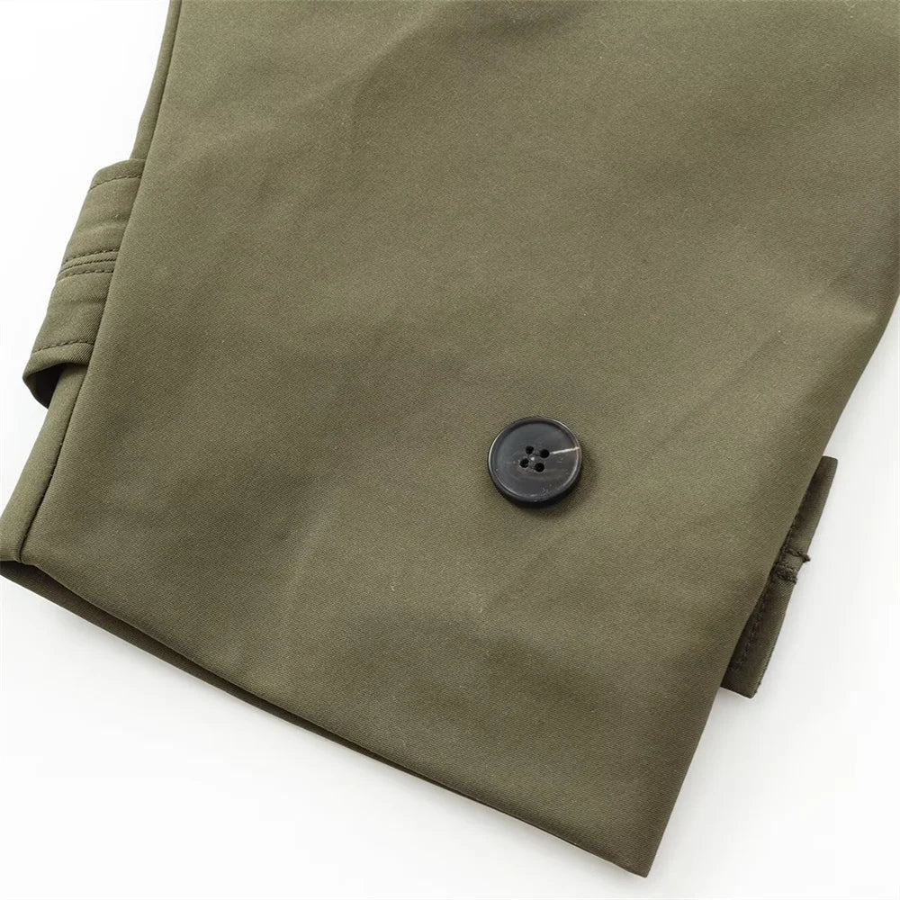 SOERA Julia Hooded Trench Coat - jackets - 3256807450484976-;uT1757549903551306285 Army Green M