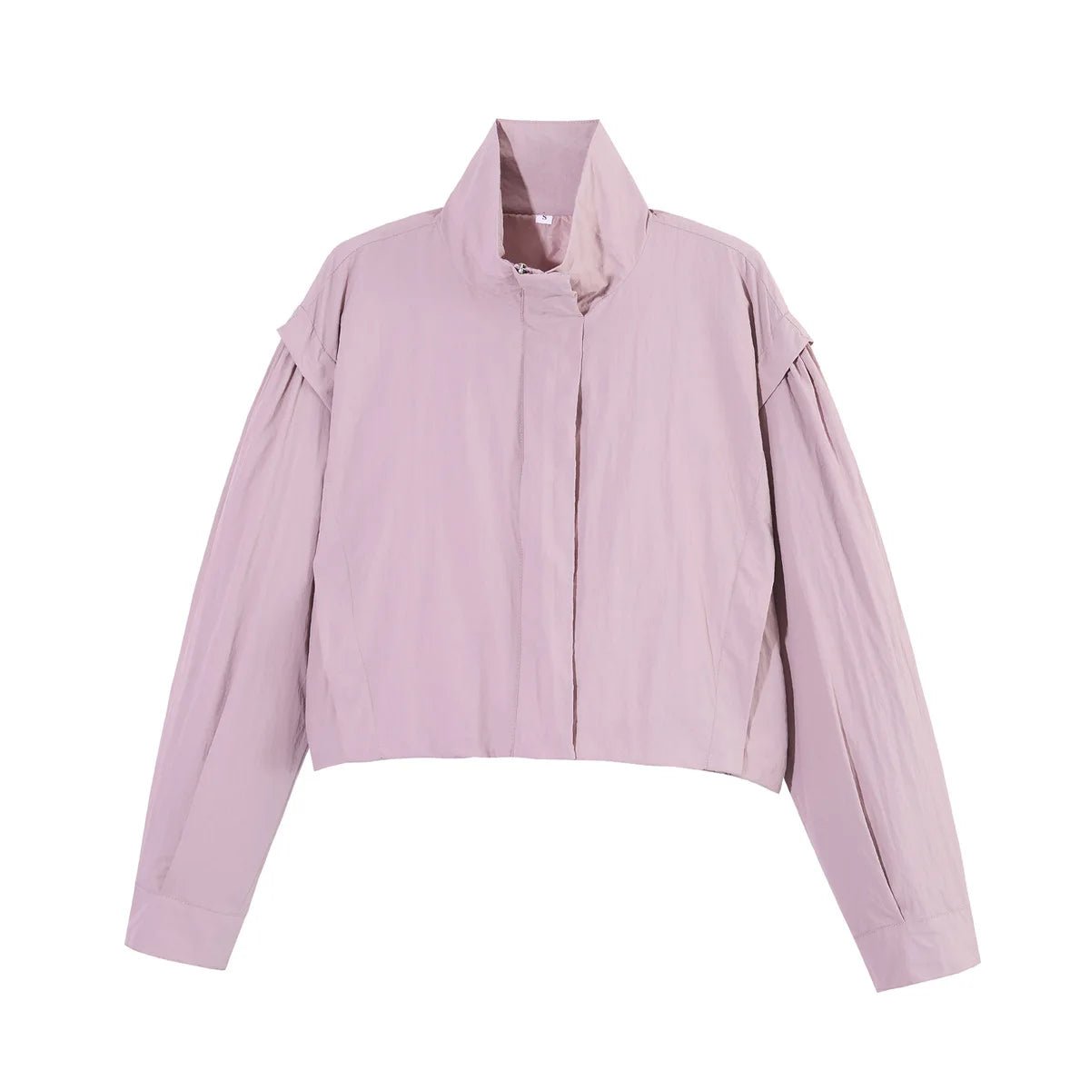 SOERA Melisande High Collar Cropped Jacket - Jackets -  Pink XS