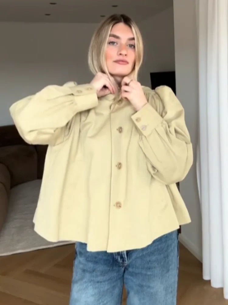 SOERA Pia Puff Sleeve Jacket - Jackets - 1005011756782754-;pf1774012030860551489 M