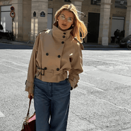 Sofie Cropped Trenchcoat