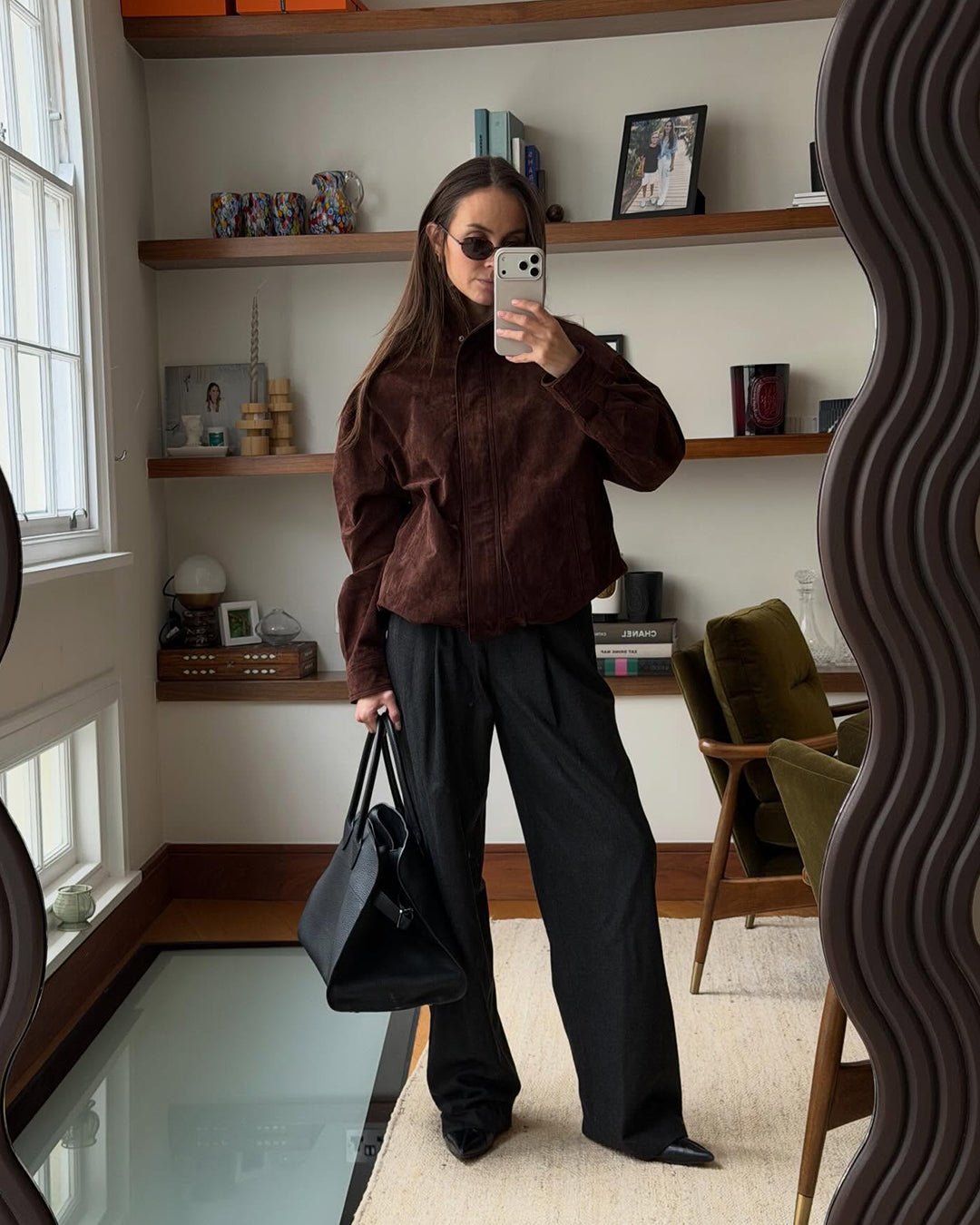 SOERA Viona Stand Collar Suede Jacket - Jackets - 1005009907084400-;tG1764887227732874522 Brown M