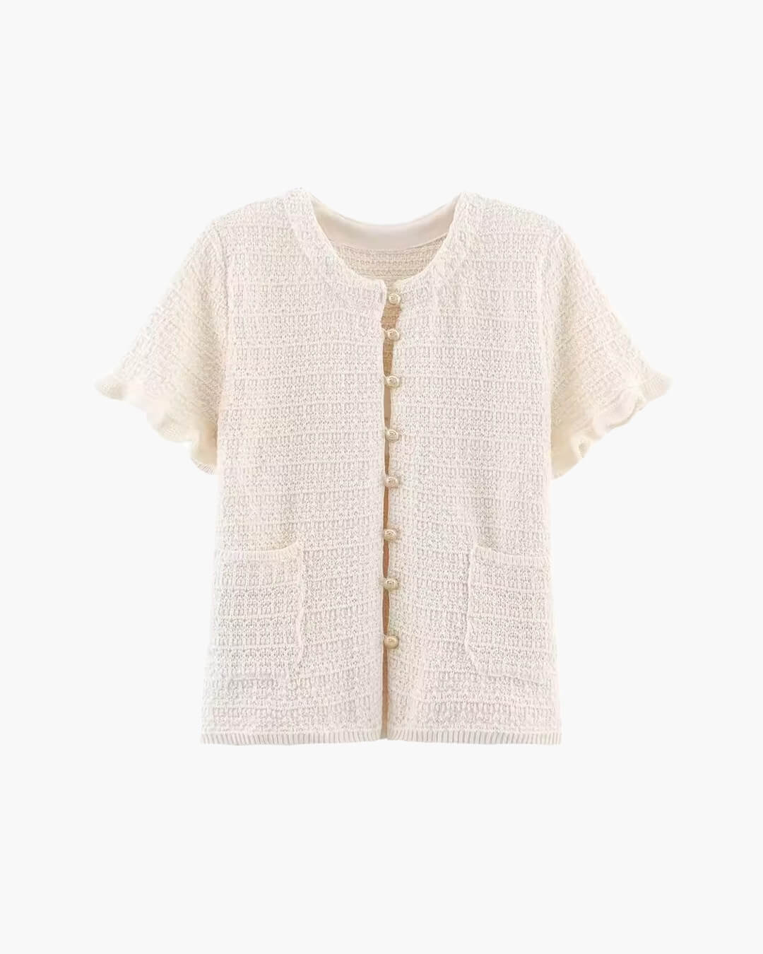 SOERA Beatrice Knitted Tank & Pleated Skirt Set - Matching Sets -  Beige Set M