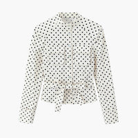 Ensemble veste à pois et pantalon capri Cherry