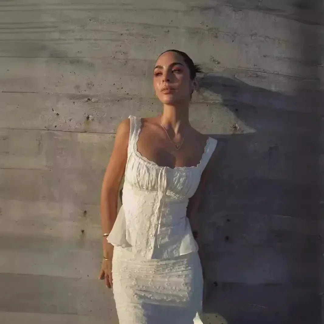 SOERA Esther Mermaid Skirt Set - Matching Sets - 1005007368706968-;yG1770739109981010140 Top S