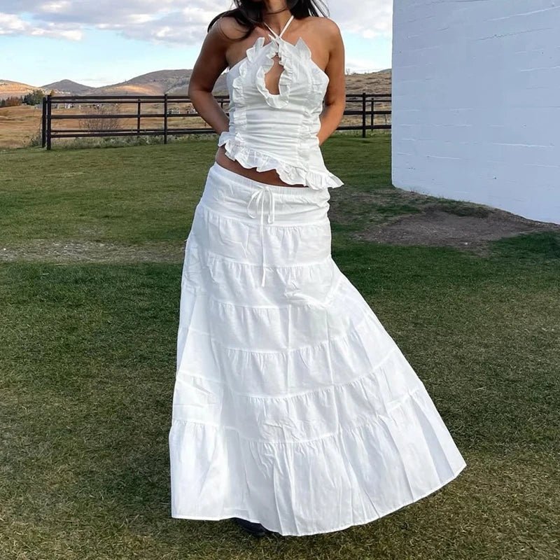 Yasmine Ruffle Two-Piece Set