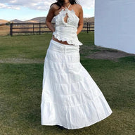 Yasmine Ruffle Two-Piece Set