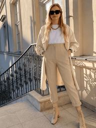 Sofia pantalon crayon taille haute