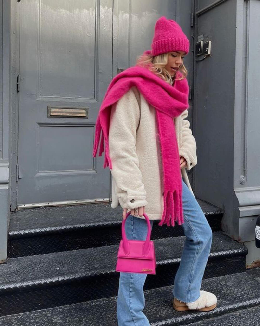 SOERA Tanya Tasseled Winter Scarf - Scarf - 1005009466241802-;DN1764703454509391279 Gray