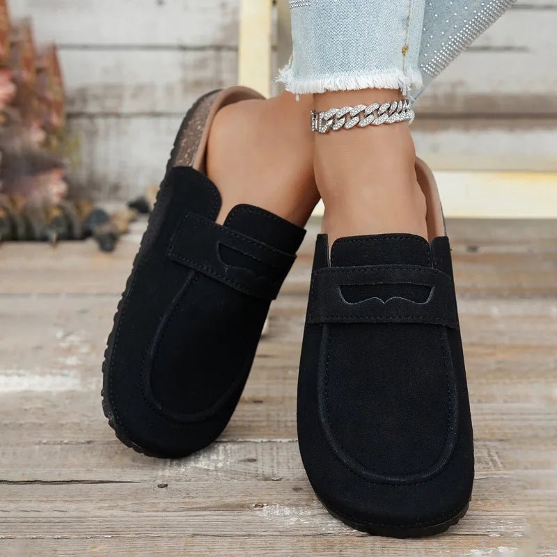 SOERA Bianca Cork Suede Mules - Shoes -  Beige 36