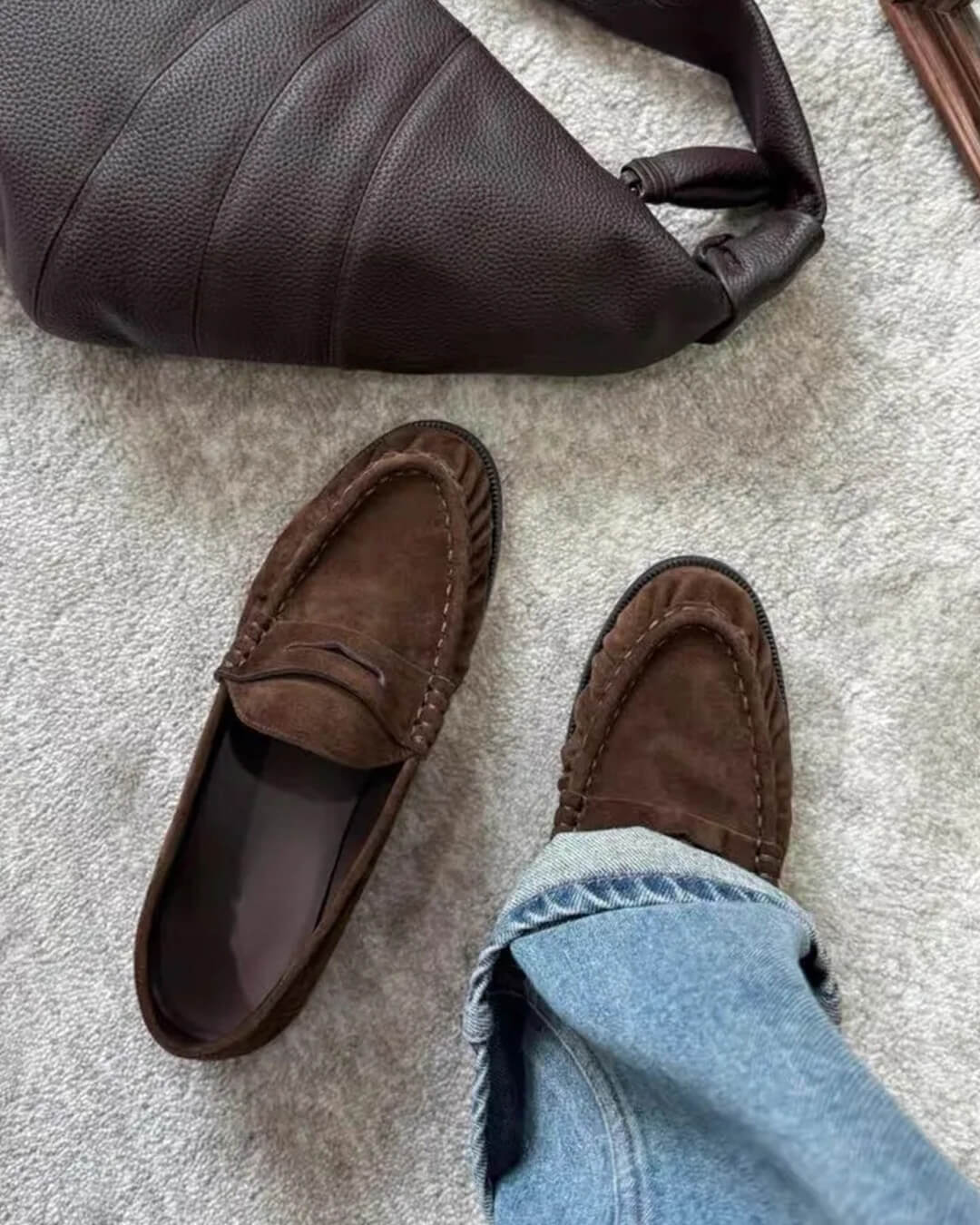 SOERA Fiona Faux Leather Slip - On Loafers - Shoes - 1005011685049685-;mw1775031591841783274 Brown 36