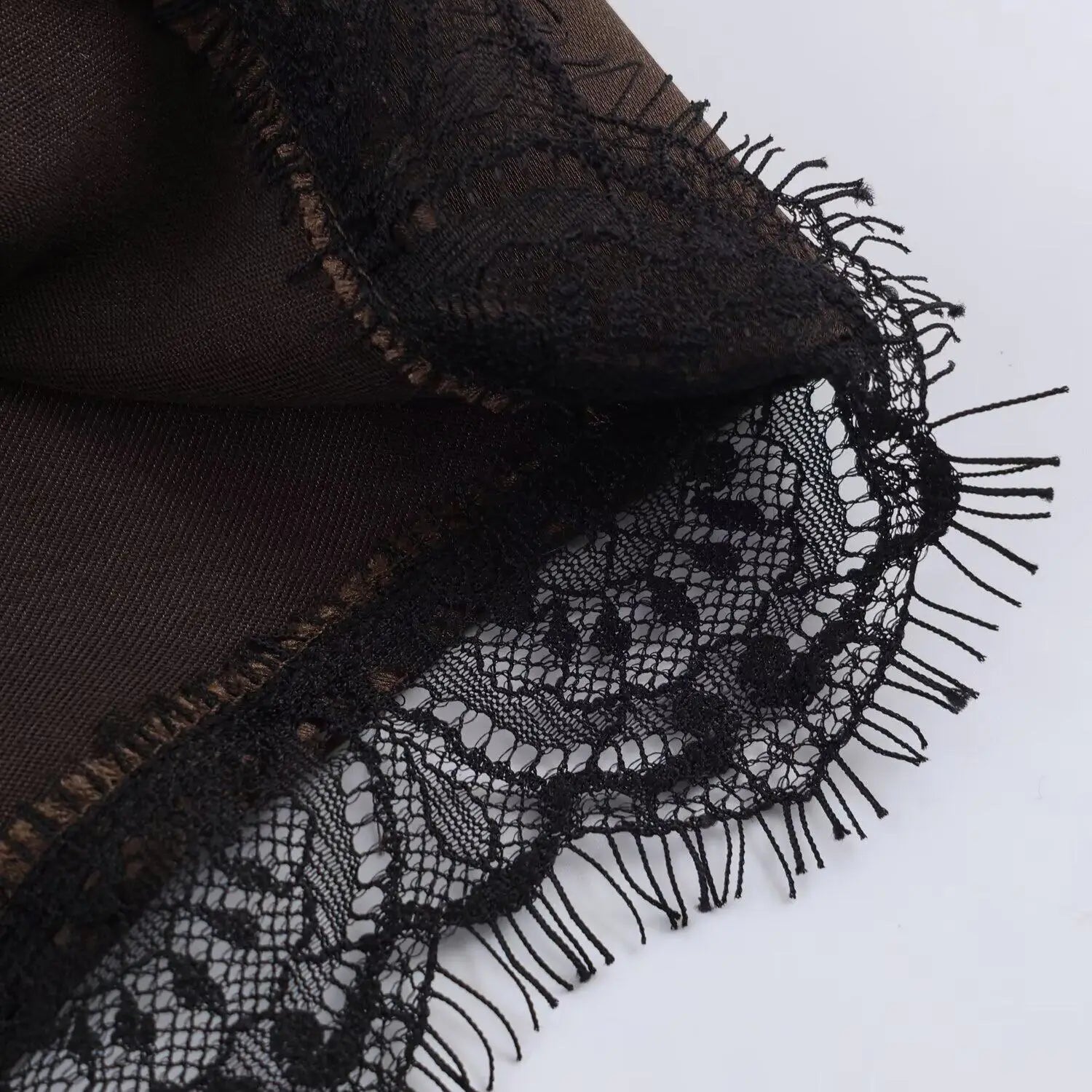 SOERA Xylia Lace Trim Satin Mini Shorts - Shorts - 1005011688216401-;De1775552729875737203 XS