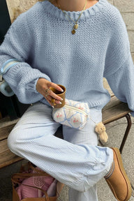 Janella Locker gestrickter Pullover