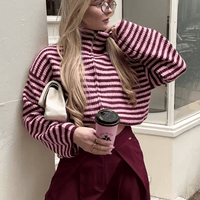 Pull zippé en maille Simona
