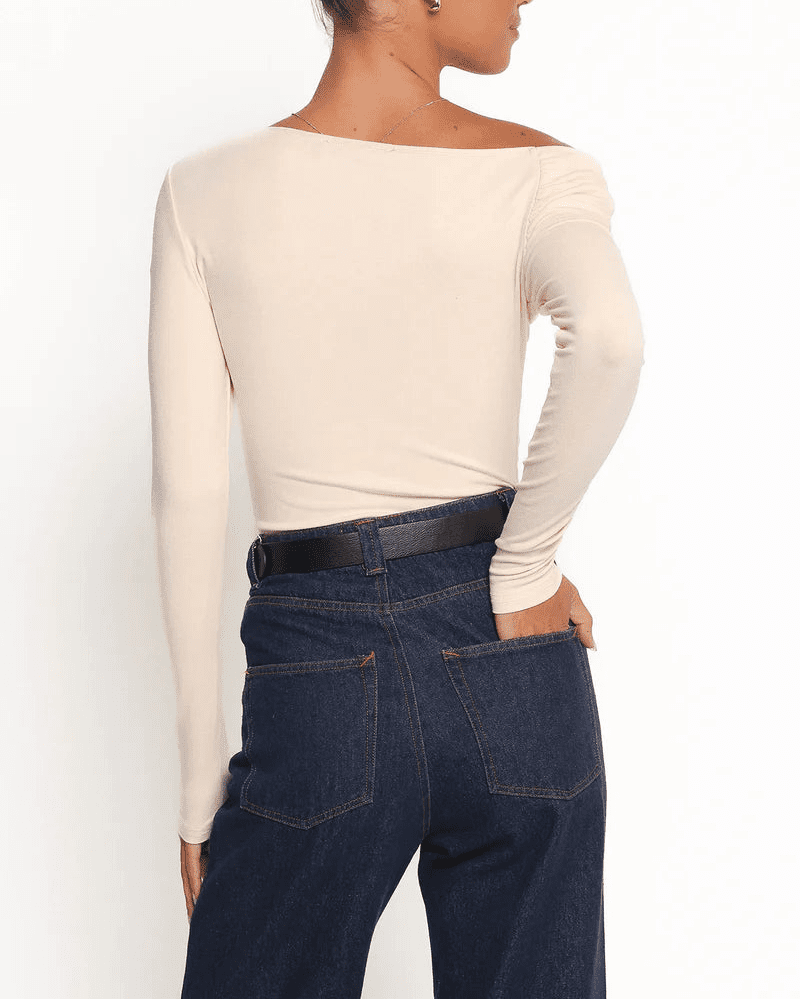 SOERA Glenda Asymmetrical Off Shoulder Top - Tops - 3256810007945281-;zZ1763778893777431256 White M